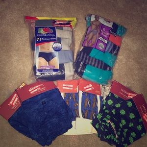 Men’s size Small underwear, briefs and boxers